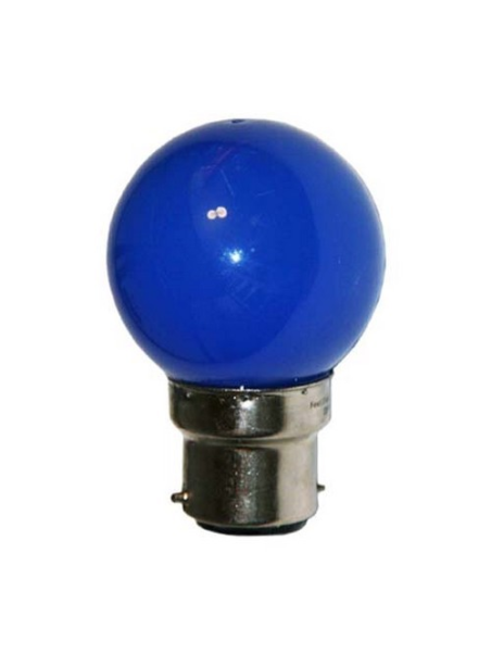 Sphérique Incandescence B22 15W Bleu