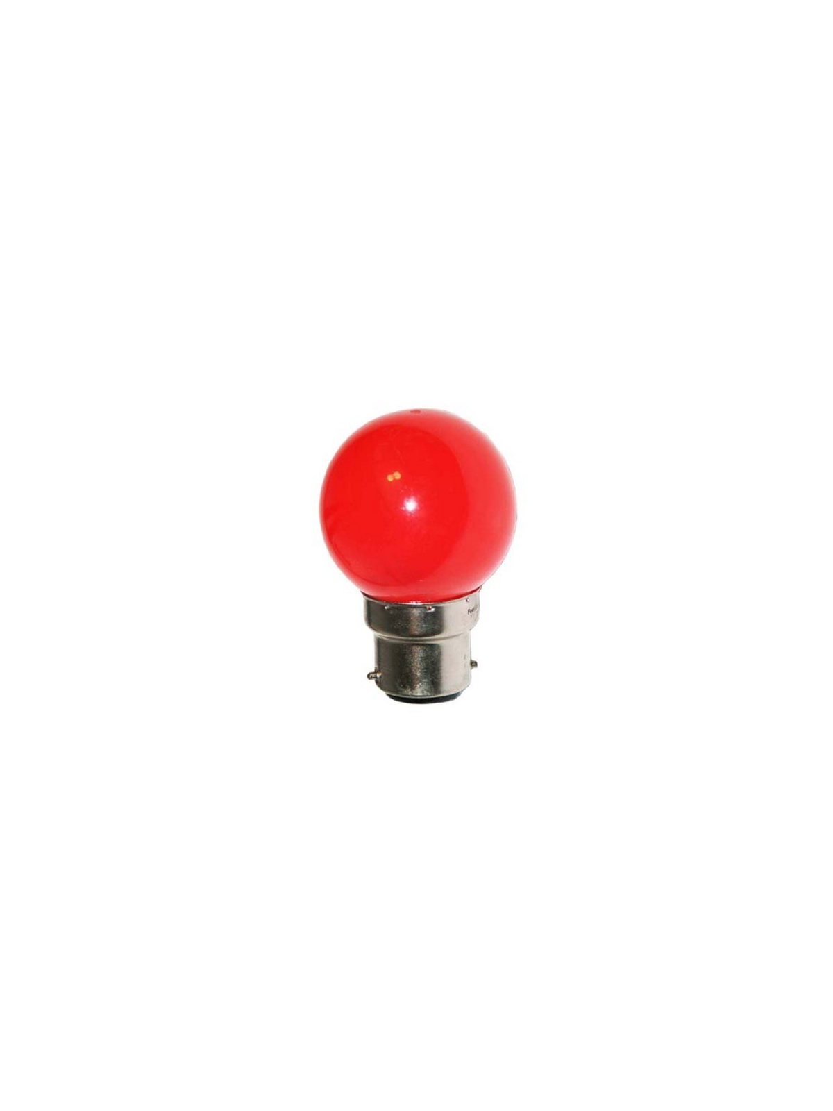 Sphérique Incandescence B22 15W Rouge