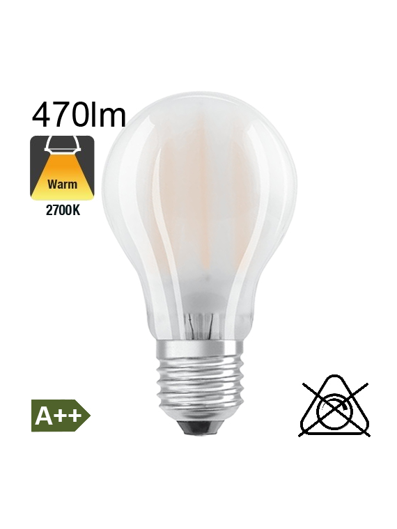 Standard Dépolie LED E27 470lm 2700K