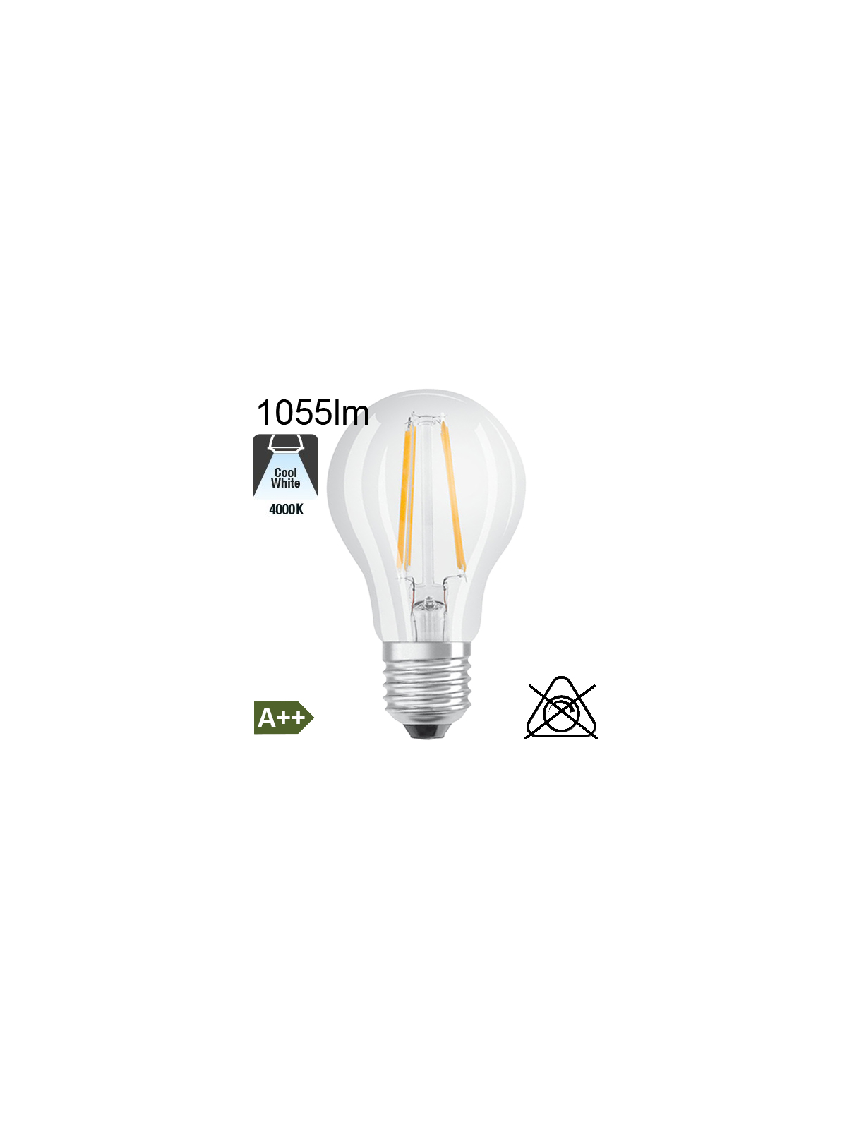 Standard LED E27 1055lm 4000K