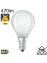 Sphérique Dépolie LED E14 470lm 2700K