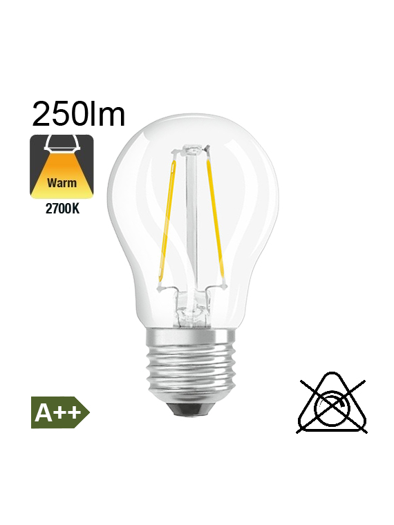 Sphérique LED E27 250lm 2700K