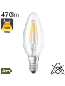 Flamme LED E14 470lm 2700K