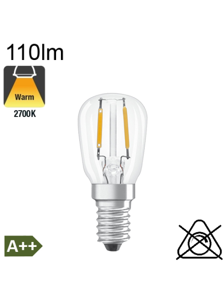 Veilleuse Frigo LED E14 110lm 2700°K