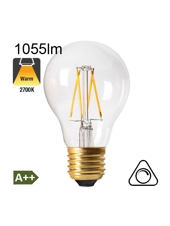 Standard LED E27 1055lm 2700K Dimmable