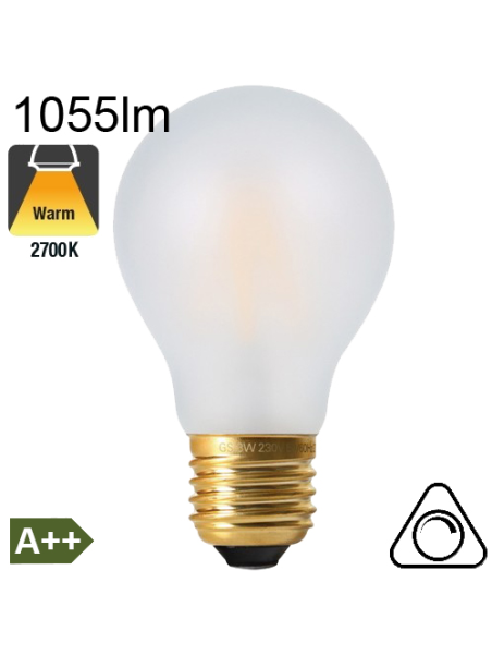 Standard Dépolie LED E27 1055lm 2700K Dimmable