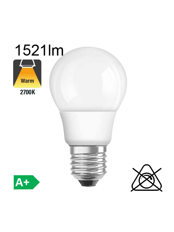 Standard LED E27 1521lm 2700K