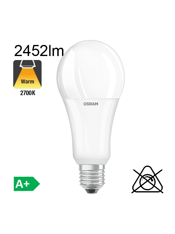 Standard LED E27 2452lm 2700K