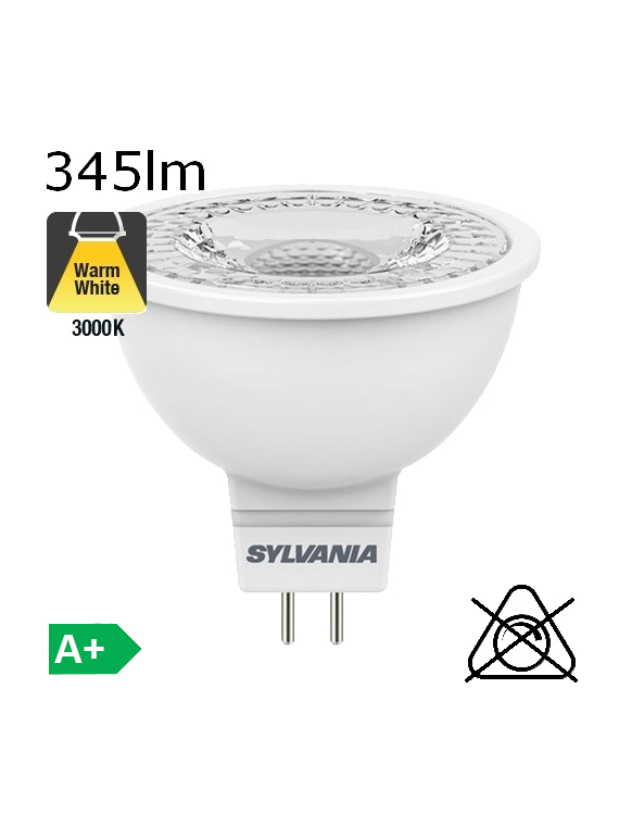 MR16 LED GU5.3 345lm 3000K 36°