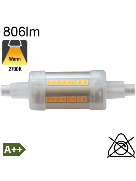 R7S 78mm LED 806lm 2700K