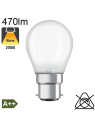 Sphérique Dépolie LED B22 470lm 2700K