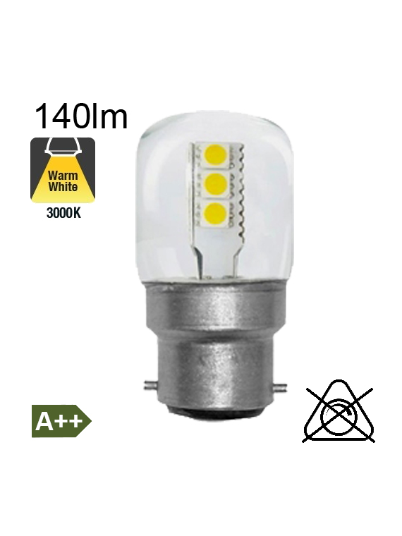 Veilleuse LED B22 140lm 3000K