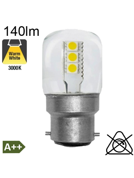 Veilleuse LED B22 140lm 3000K