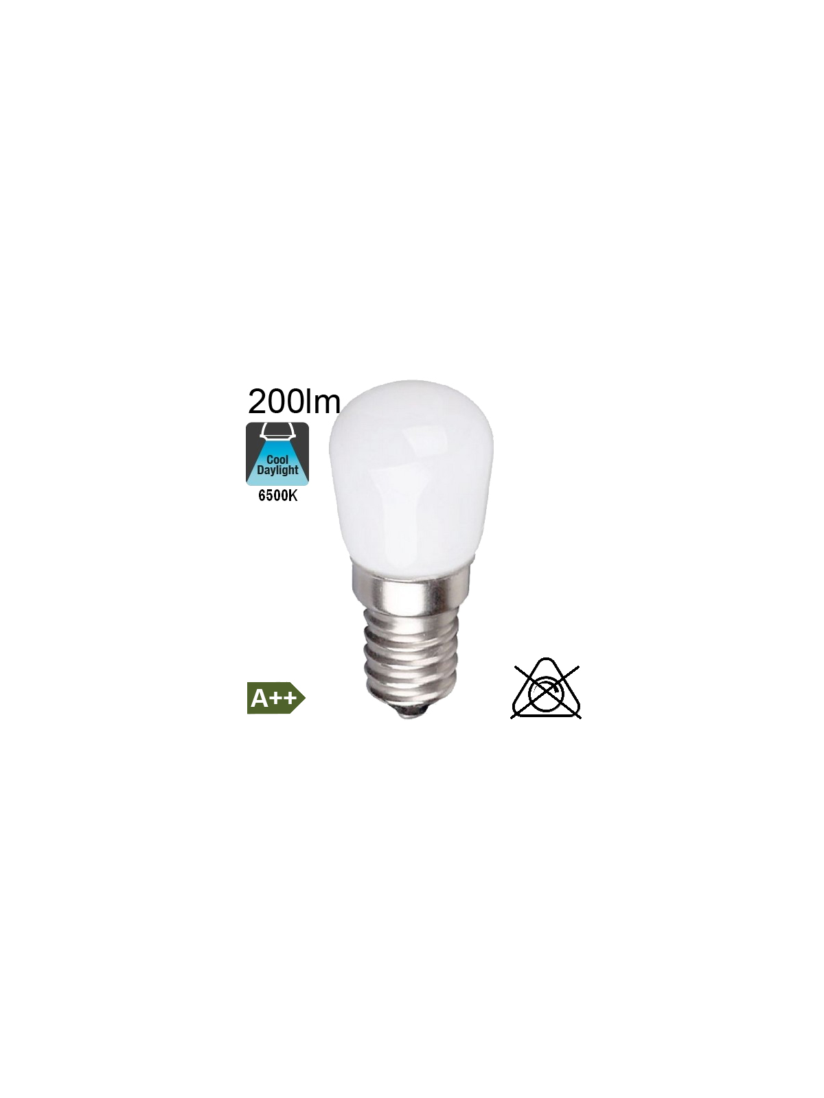 Veilleuse LED E14 200lm 6500K