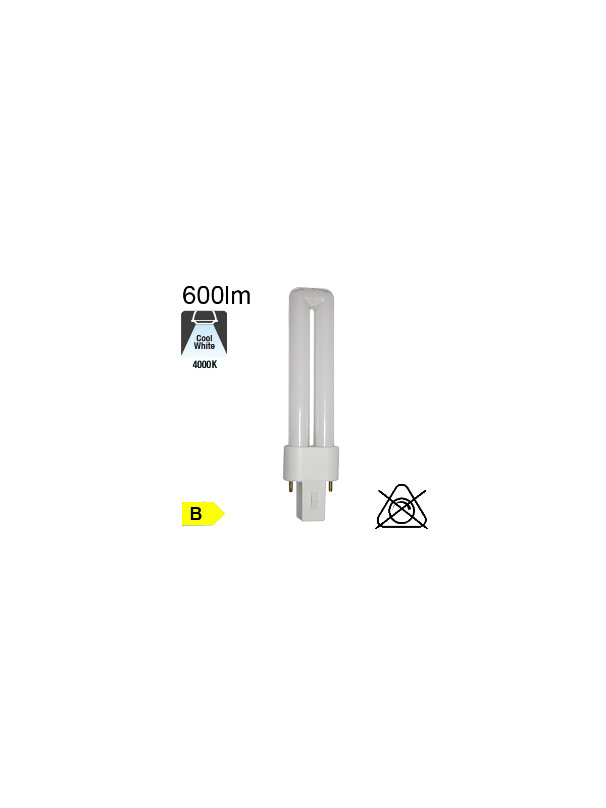 LED 4.5W 600lm - 840 Blanc Froid | Équivalent 9W