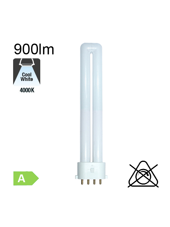 LED S/E Fluo-Compacte 2G7 11W 900lm 4000K