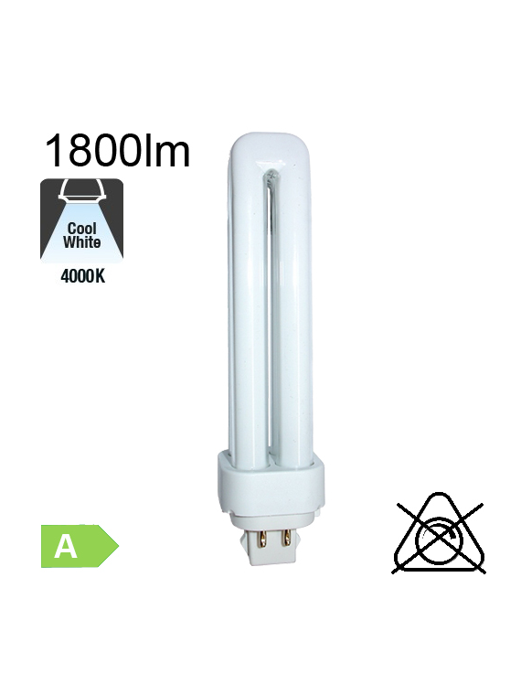 D/E LED LED 10W - 840 Blanc Froid | Équivalent 26W