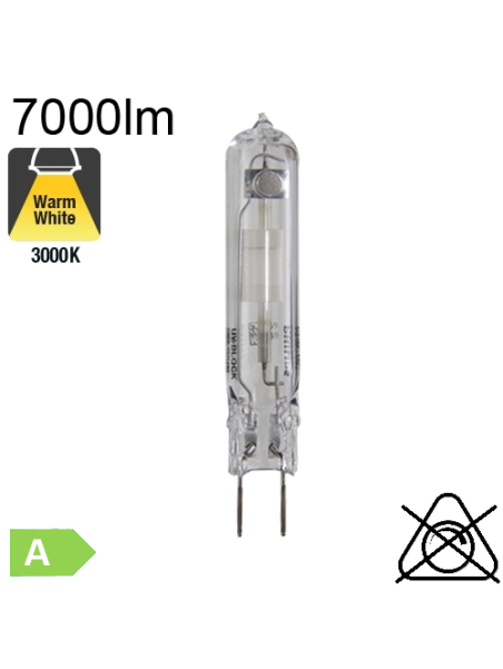 Tube Iodure Métallique G8.5 70W 7200lm 830