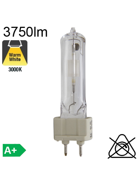 Tube Iodure Métallique G12 35W 3750lm 830 Brûleur Céramique