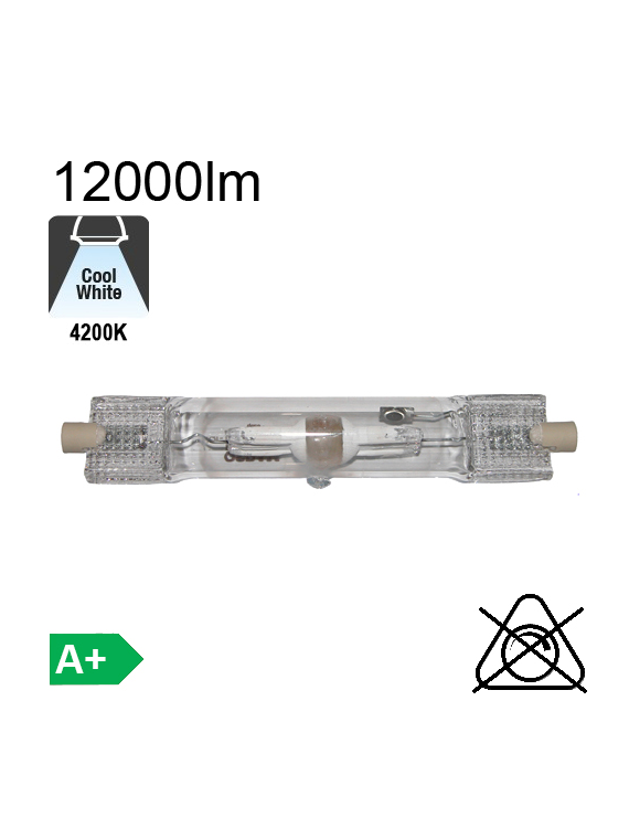 Tube Iodure Métallique Rx7s 150W 12000lm 842