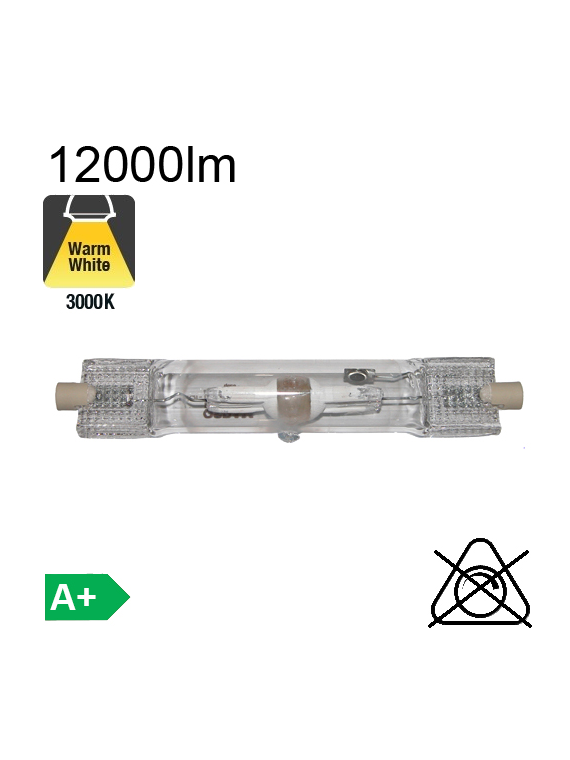 Tube Iodure Métallique Rx7s 150W 12000lm 730