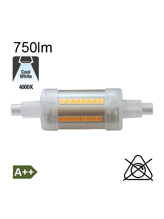 R7S 78mm LED 750lm 4000K