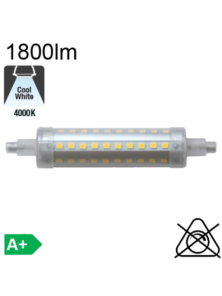 R7S 118mm LED 1800lm 4000°K