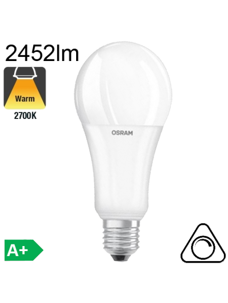 Standard LED E27 2452lm 2700K Dimmable