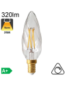 Flamme Torsadée LED E14 320lm 2700K Dimmable