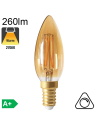 Flamme Ambrée LED E14 260lm 2700K Dimmable