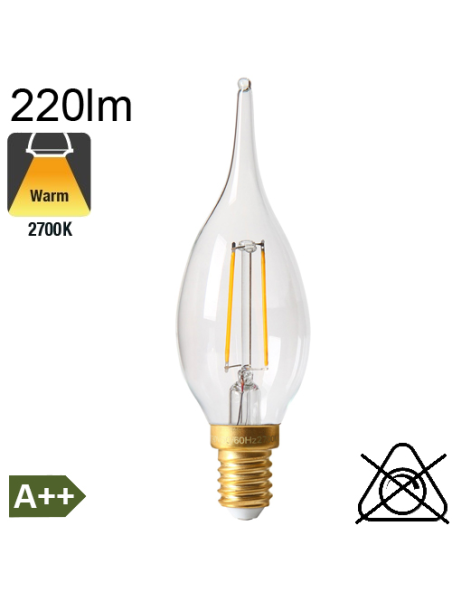 Flamme Grand Siècle LED E14 220lm 2700K