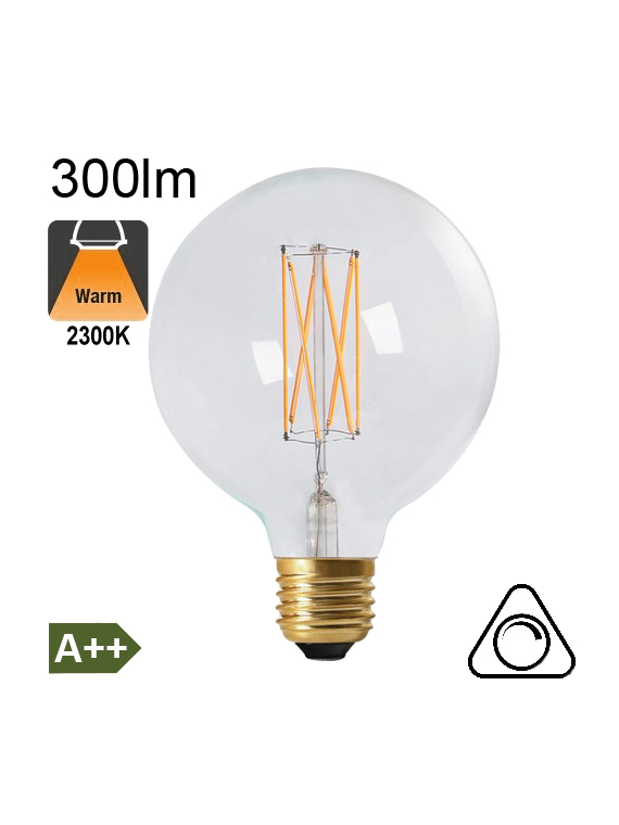 Globe LED Ø125 E27 300lm 2300K Dimmable