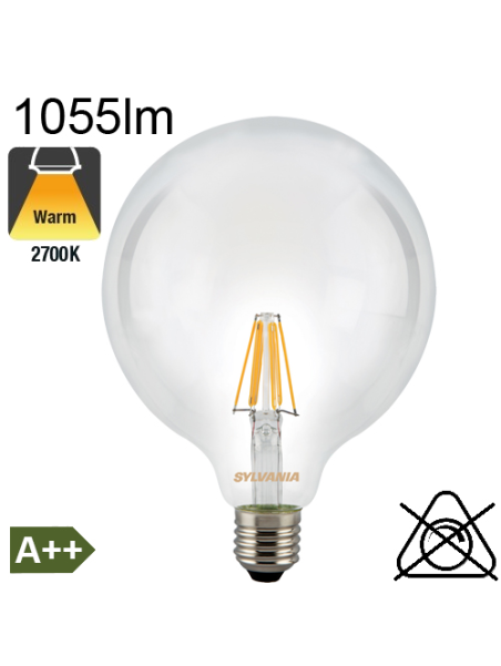 Globe LED Ø120 E27 1055lm 2700K