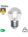 Sphérique Calotte Argentée LED E27 350lm 2700K Dimmable