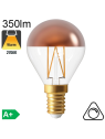 Sphérique Calotte Bronze Led E14 350lm 2700K Dimmable