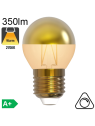 Sphérique Calotte Dorée Led E27 350lm 2700K Dimmable