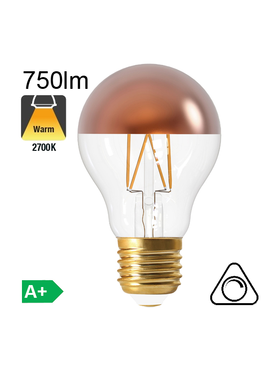 Standard Calotte Bronze Led E27 750lm 2700K Dimmable