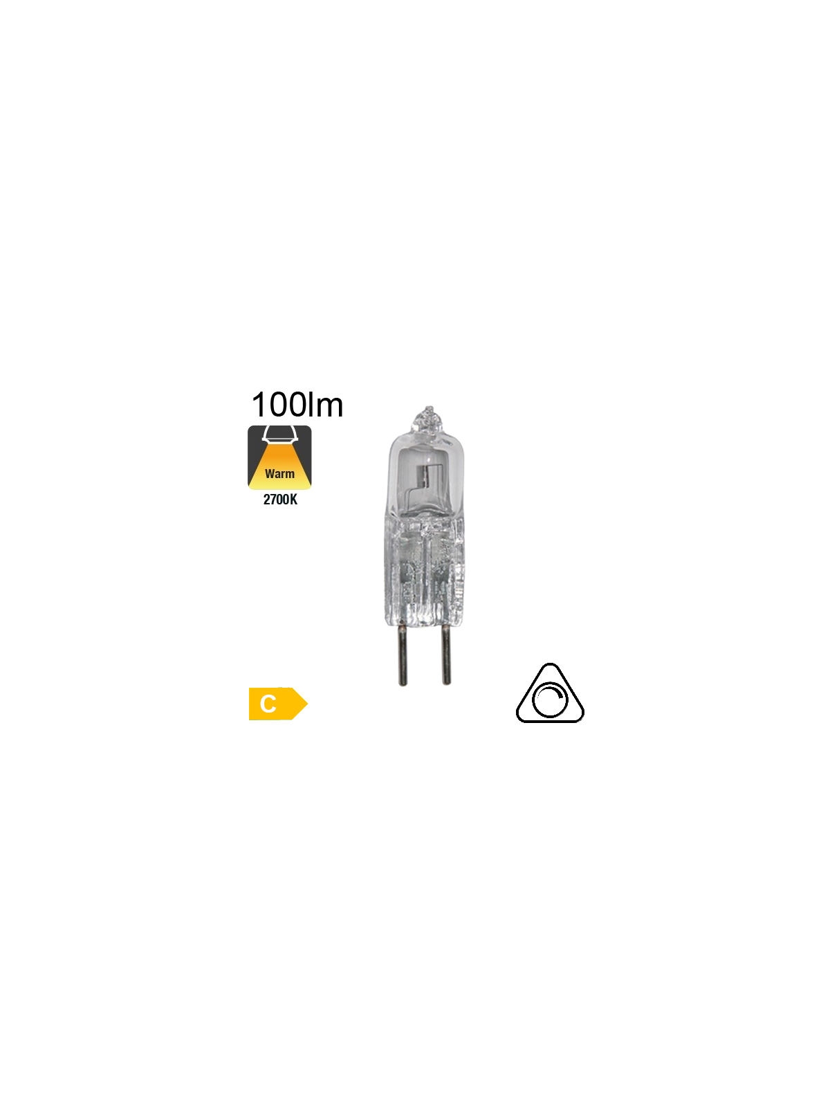 G4 halogène 10W 12V 100lm OSRAM