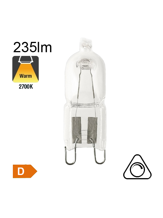 G9 Halogène 25W 230V 235lm OSRAM