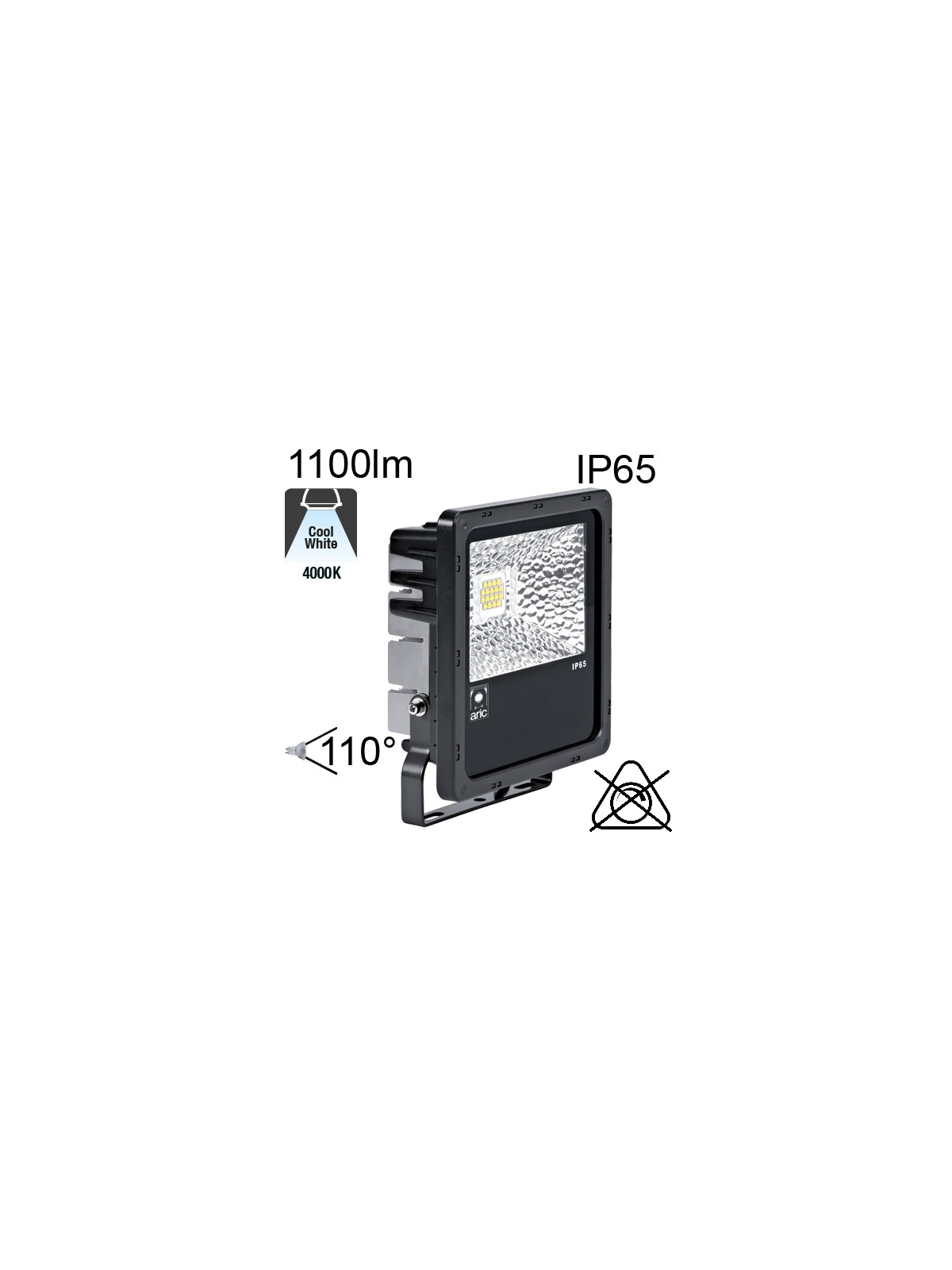 Projecteur Led IP65 12W 1100lm 4000K