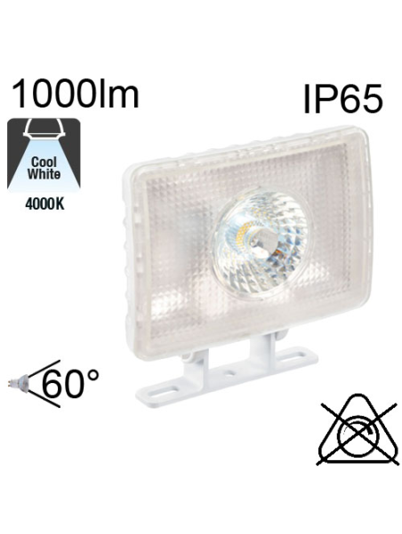 Projecteur Led IP65 10W 1000lm 4000K Blanc