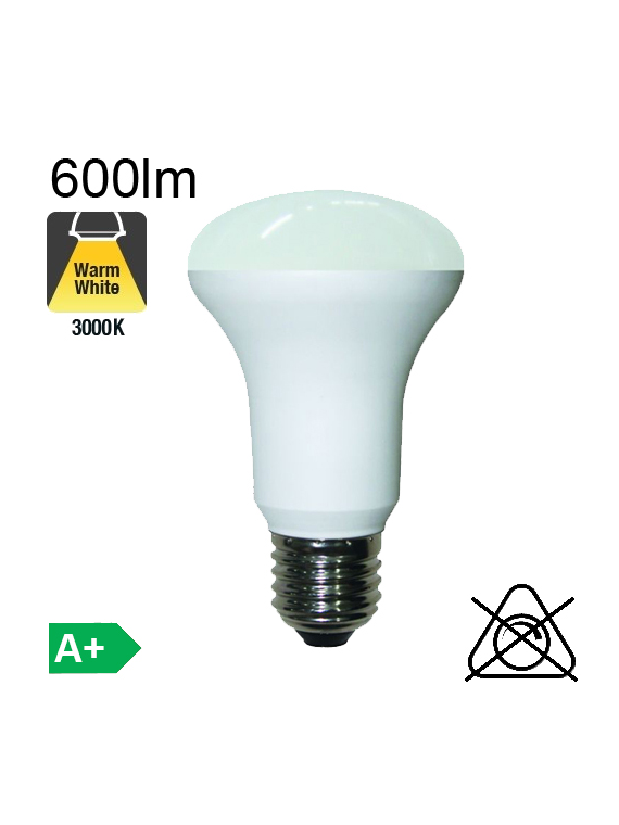 Spot R63 LED E27 600lm 3000K