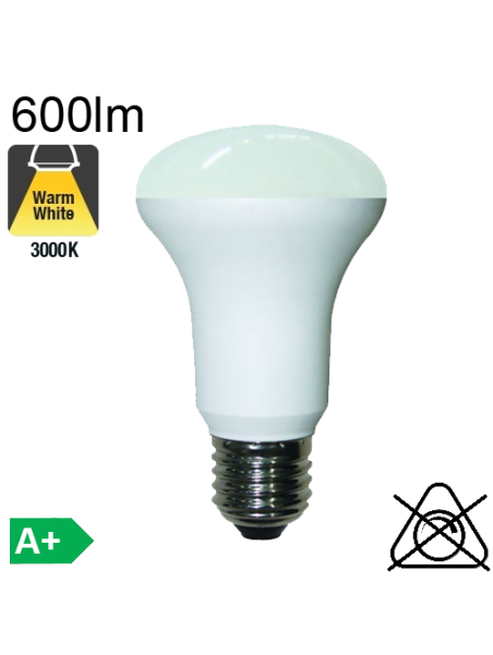 Spot R63 LED E27 600lm 3000K