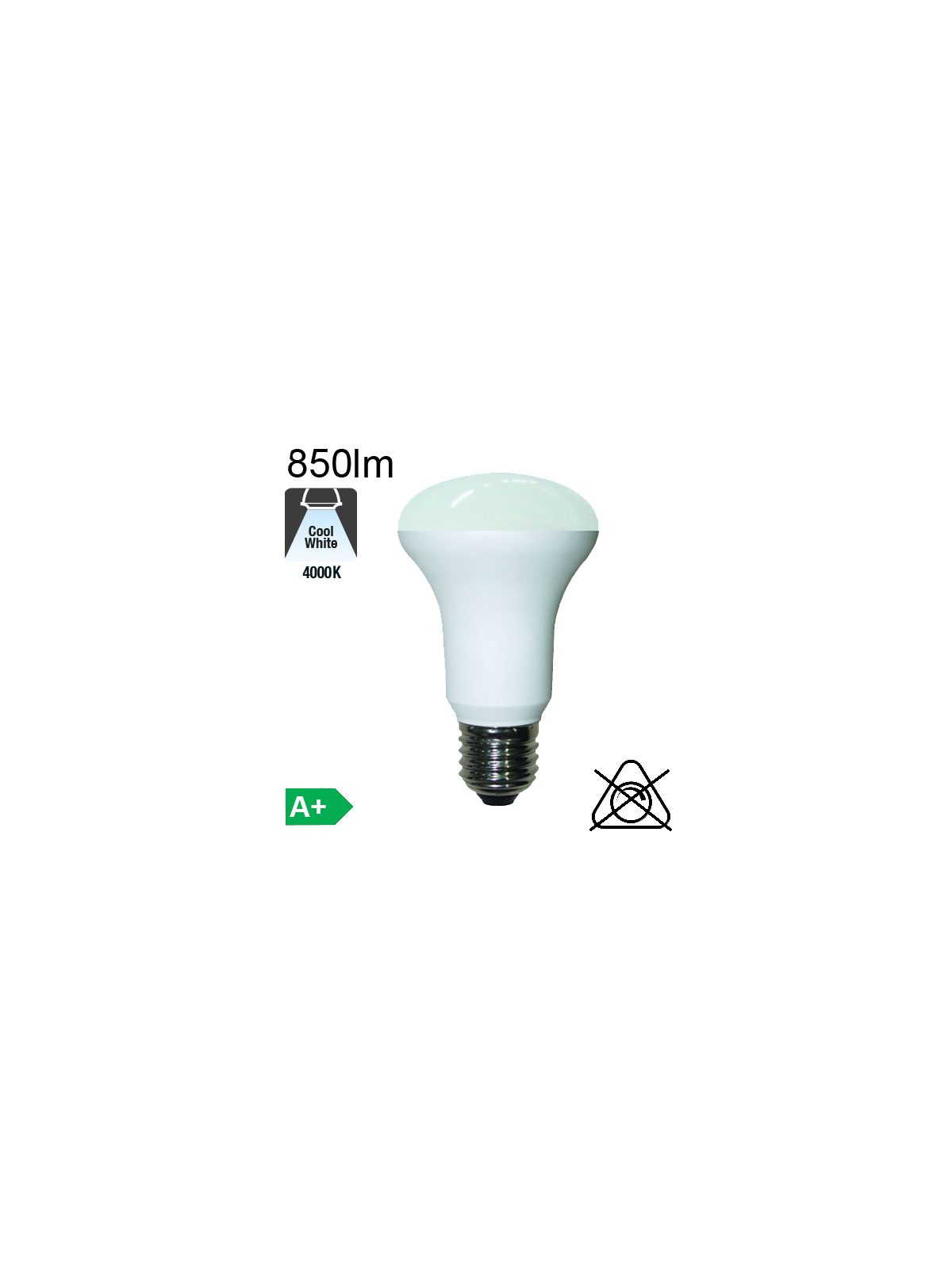 Spot R63 LED E27 600lm 4000K