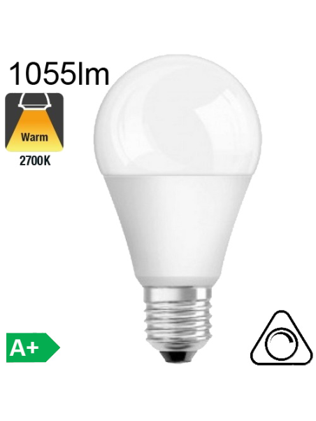 Standard LED E27 1055lm 2700K Dimmable