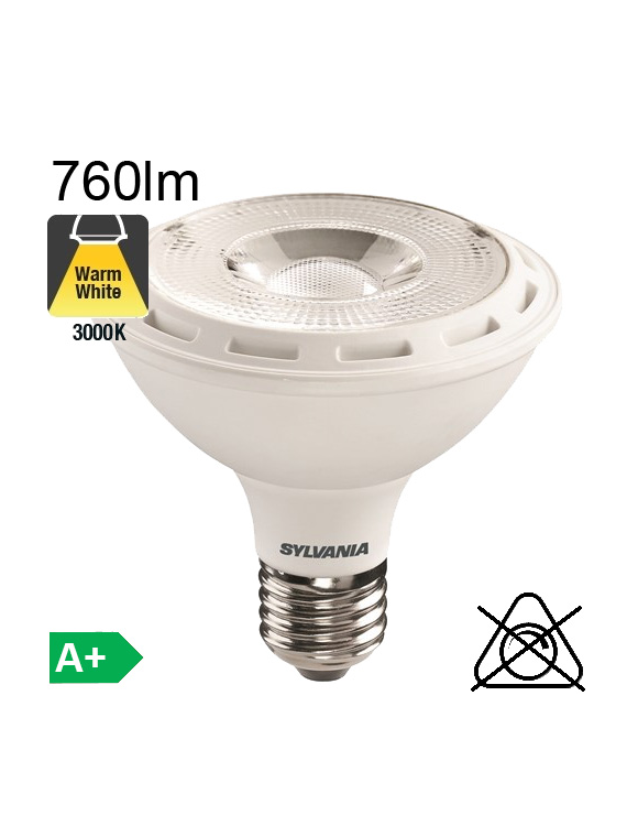 Spot PAR30 LED E27 760lm 30° 3000K