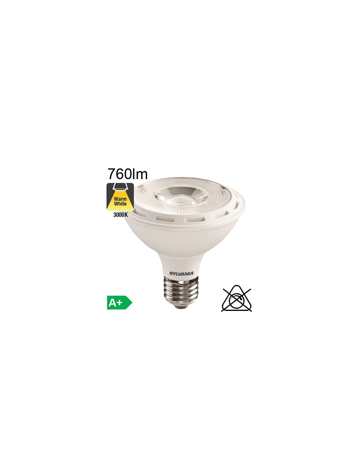 Spot PAR30 LED E27 760lm 30° 3000K