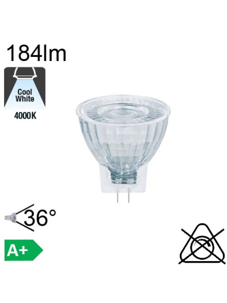 MR11 LED GU4 184lm 4000K 36°