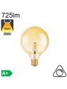 Globe ambré Led Ø125 E27 725lm 2500K