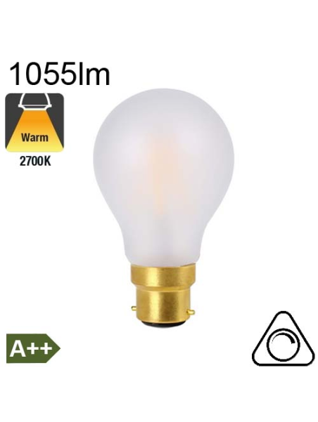 Standard Dépolie LED B22 1055lm 2700K Dimmable